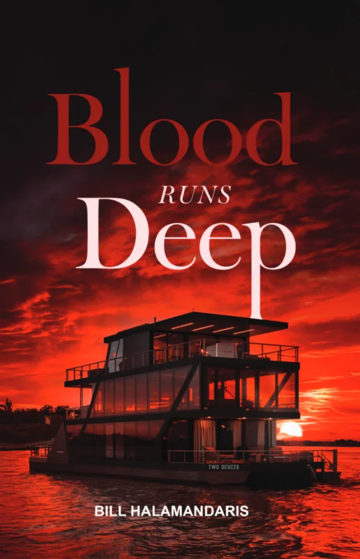 Book Cover Blood Runs Deep by author Bill Halamandaris